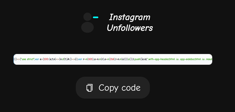 Copy code button